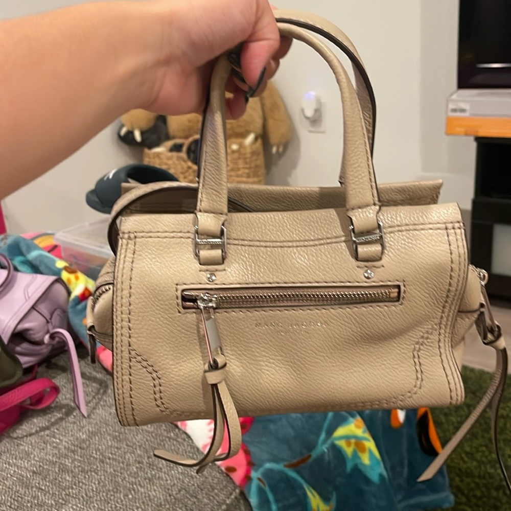 MARC JACOBS | Mini Cruiser Pebbled Leather Crossbody Satchel